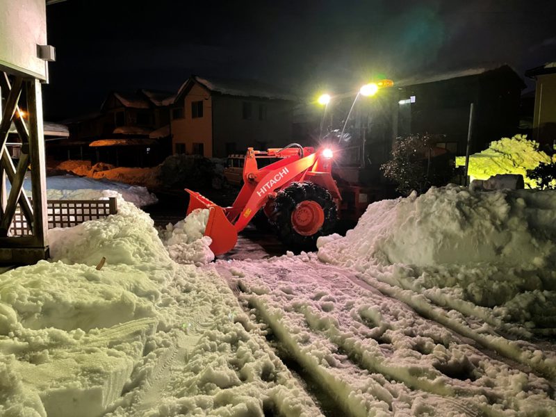 除雪車　雪害