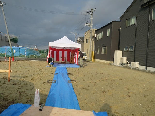 新発田市T様邸　地鎮祭