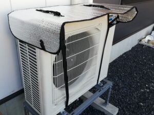 エアコン室外機日よけ