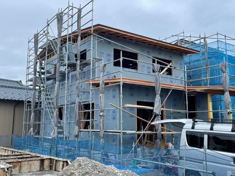 木工事も着々と進んでいます｜江南区長期優良住宅WAKURAS新築現場レポート