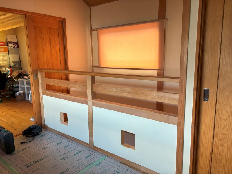 吹抜けを塞いでサンルームにしました！