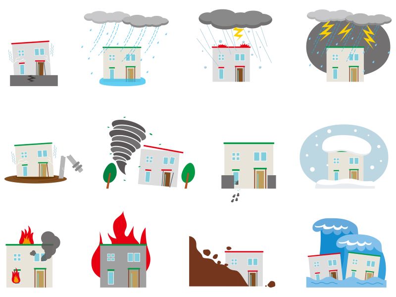 万が一の災害に備えて火災保険を充実させましょう。