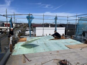 新潟市　南区　大通り　屋根　大型リフォーム　