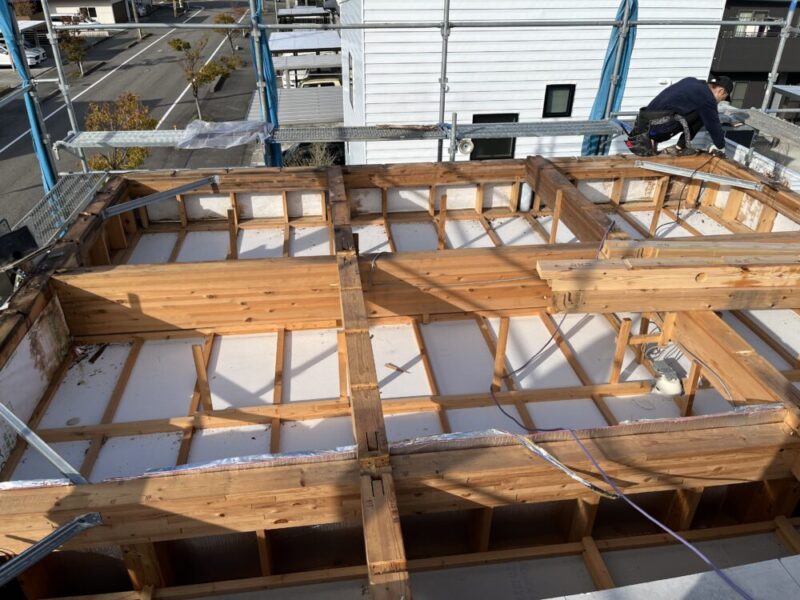 新潟市 南区 大通り 屋根 大型リフォーム