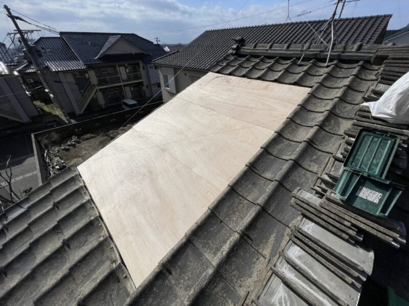 新潟市 西区 内野山手 雨漏れ 天井張り替え