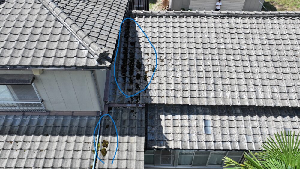 新潟市でドローン屋根調査