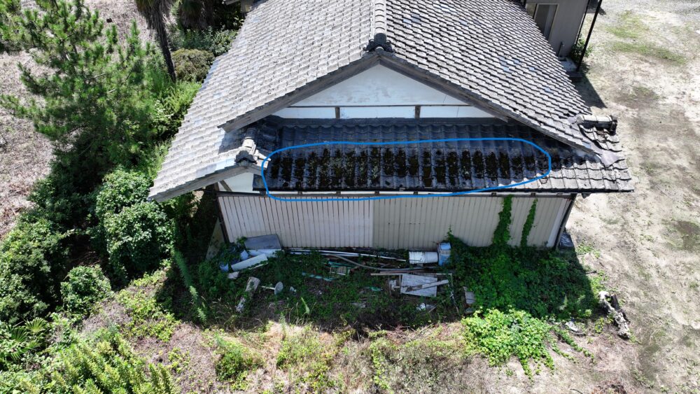 新潟市でドローン屋根調査