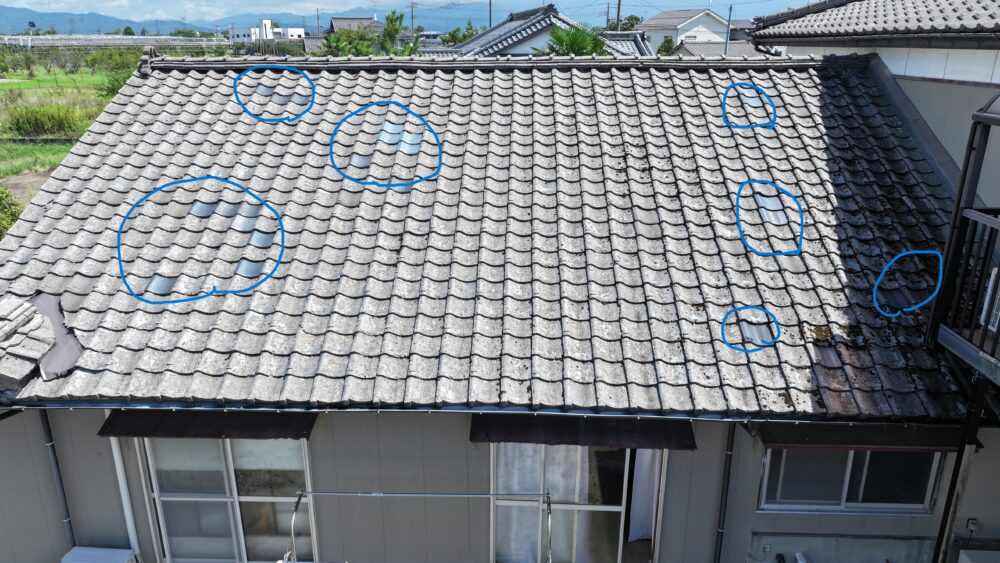 新潟市でドローン屋根調査