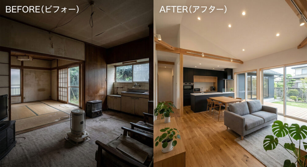 リノベーションビフォアアフター