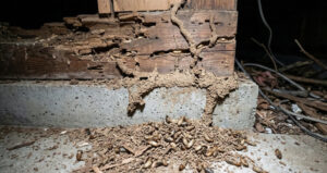 清新ハウスのシロアリ対策はホウ酸散布