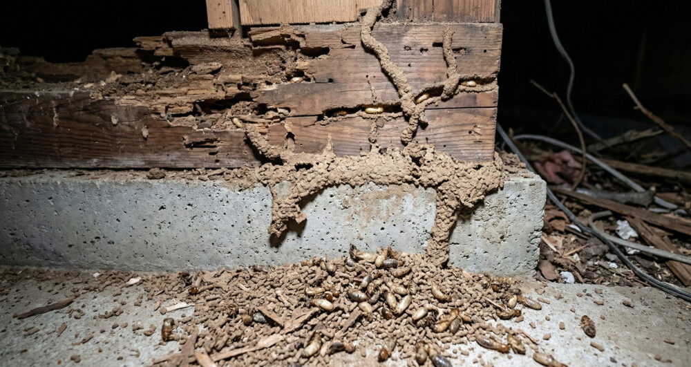 清新ハウスのシロアリ対策はホウ酸散布