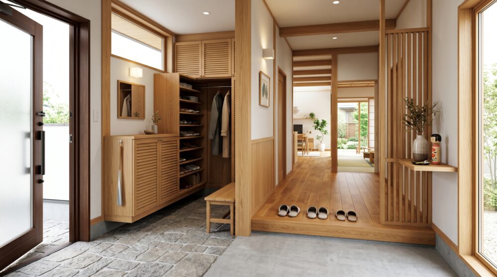 新潟の玄関は広さが命｜雪国ならではの収納アイデア