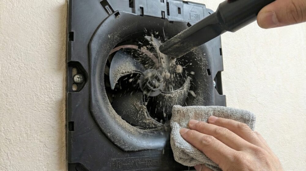 トイレパイプファン換気扇の掃除方法