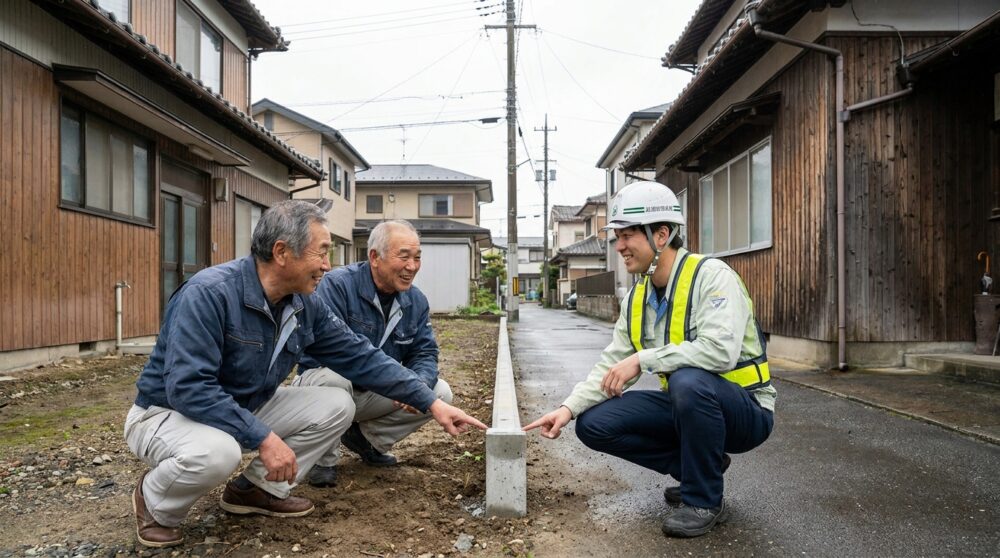 うちの敷地境界杭がない。実家を売る、直すときに必ず直面する土地の境界トラブルの防ぎ方