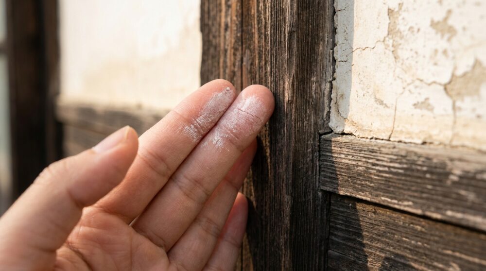 外壁に触ると手が白くなる梅雨明け前にセルフチェックしたい「チョーキング現象」と塗り替えのサイン