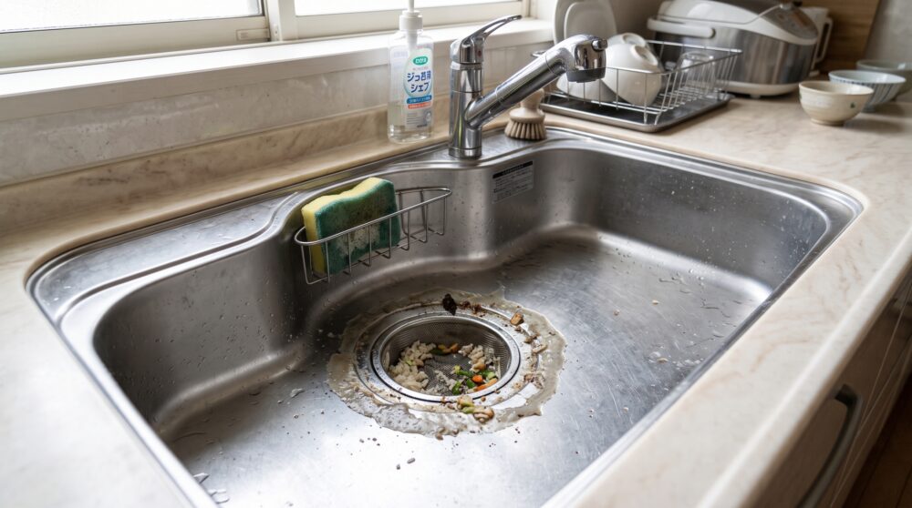 キッチン排水口のぬめりはなぜ発生する？原因・掃除方法・予防対策を徹底解説