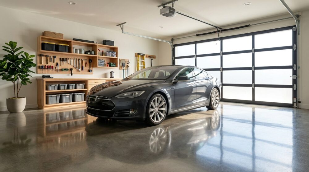 大切な愛車と住まいを守る！ガレージ・カースペースの「コンクリート床の油染み」を家にあるモノで落とすセルフ洗浄DIY