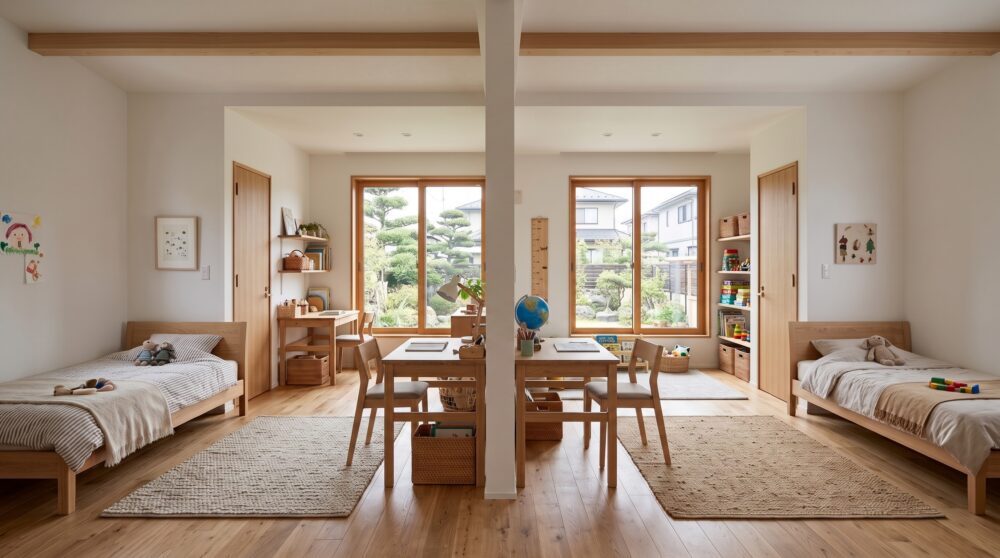 子ども部屋の間仕切りはいつ作る？後悔しないタイミングとおすすめの方法を解説！