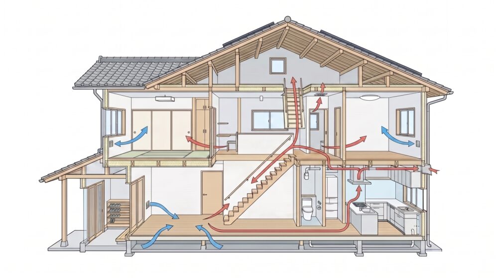 換気計画で重要な「正圧」と「負圧」とは？快適で長持ちする家づくりのポイント