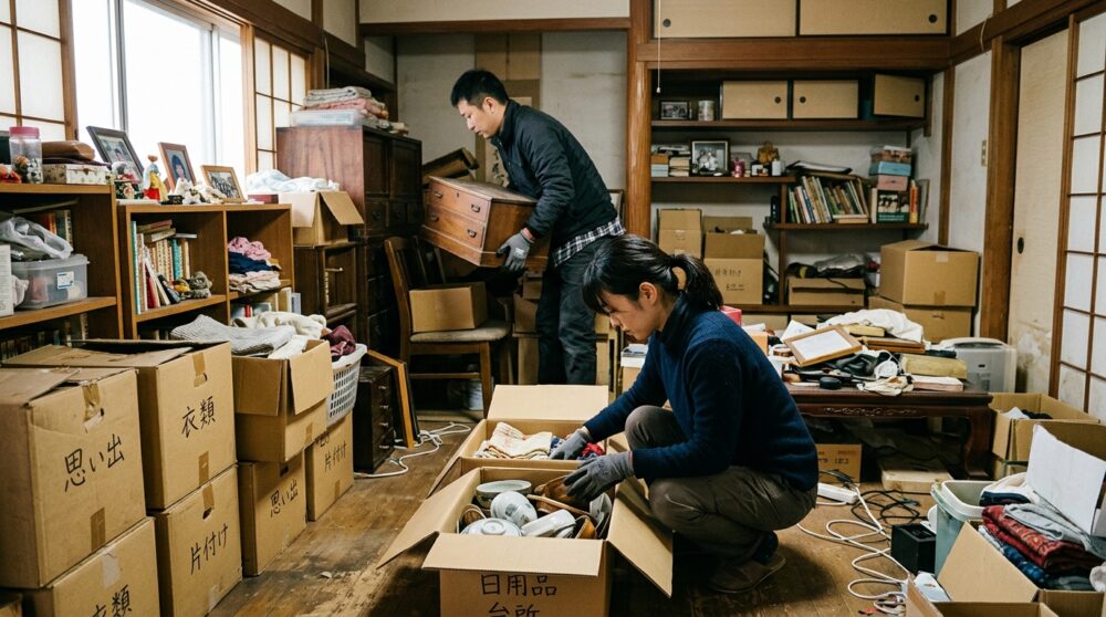 「業者に頼んだら100万近くかかると言われた」空き家の家財整理、費用を半分以下に抑える方法があります。