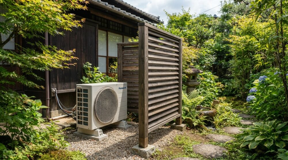 エアコンの設定温度を変えなくていいです。「室外機」を日陰にするだけで電気代が下がります