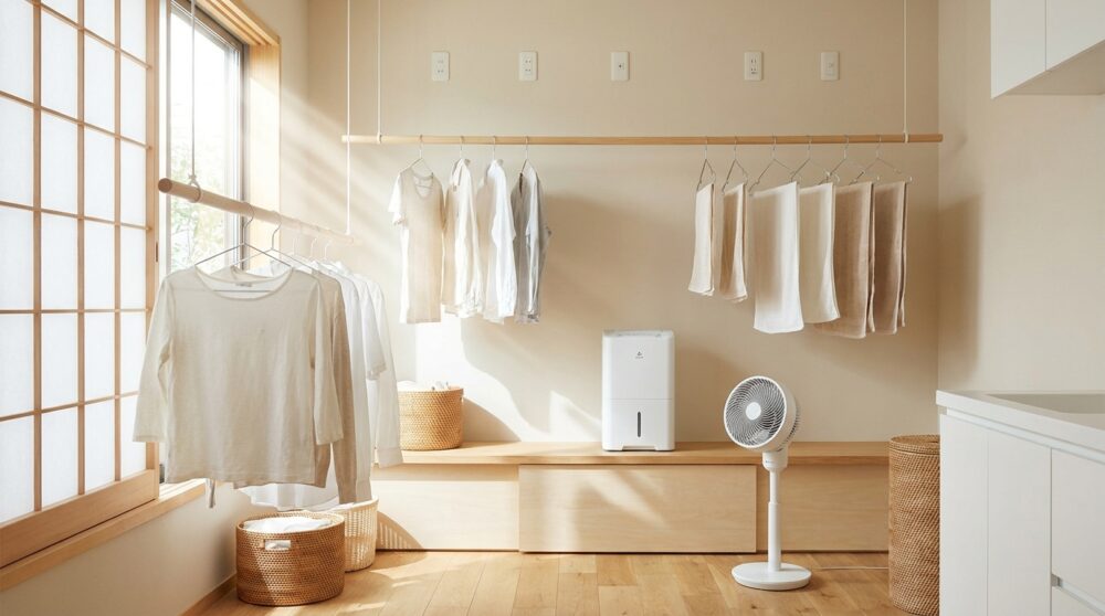 ランドリールームを作ったのに洗濯物が乾かない、それ、設計の問題です。