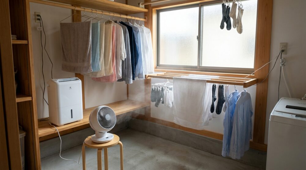 ランドリールームを作ったのに洗濯物が乾かない、それ、設計の問題です。