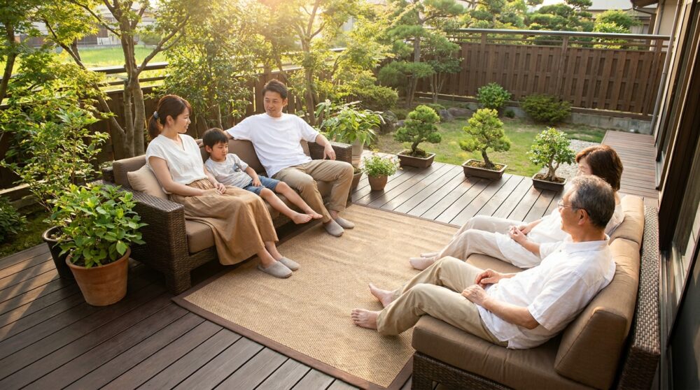 夏に草むら化・虫の温床に 「ウッドデッキの下」の雑草対策と、今からでも間に合うセルフ防草シート＆砂利敷き対策