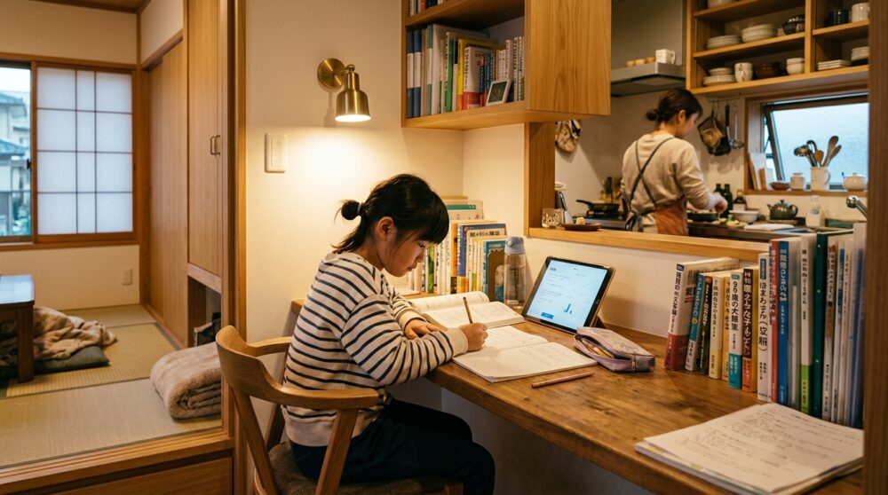 「リビングにカウンターを作ったけど、荷物置き場になってしまった」奥行きと照明を間違えると、必ずそうなります。