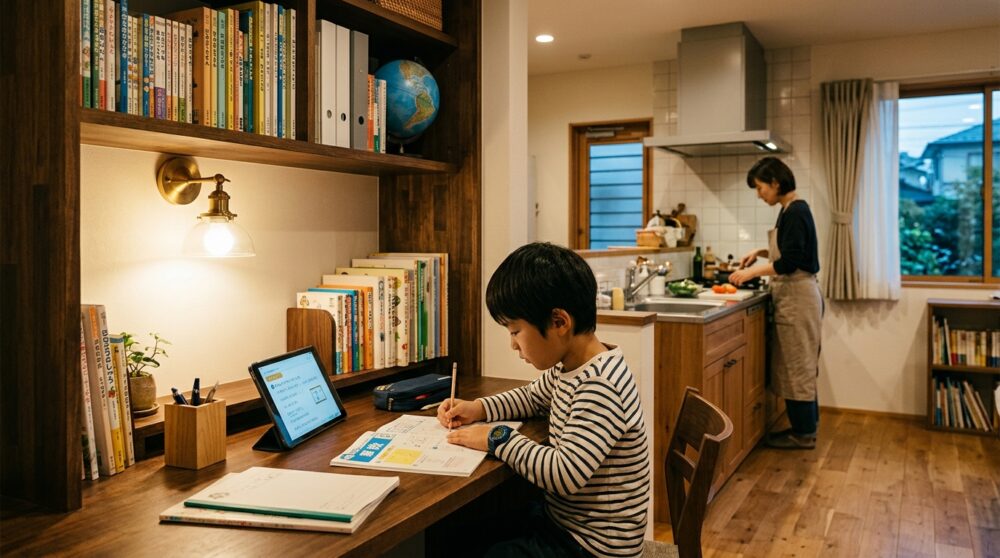 「リビングにカウンターを作ったけど、荷物置き場になってしまった」奥行きと照明を間違えると、必ずそうなります。