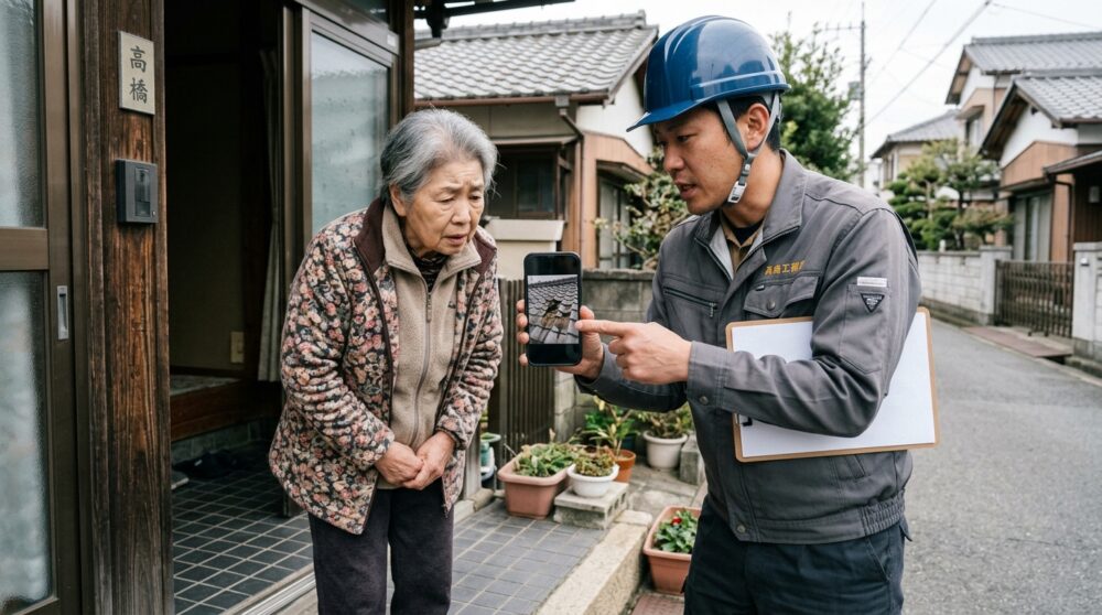 「屋根の点検に来ました」その言葉で去年1万7,703件の被害を生む。