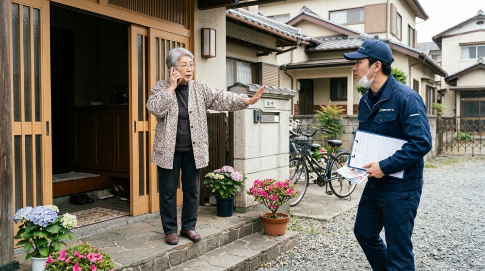 「屋根の点検に来ました」その言葉で去年1万7,703件の被害を生む。