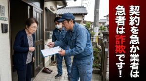 「屋根やられてる、今すぐ直さないと雨漏りしますよ」全部ウソです。同じ業界の人間として、はっきり言います。