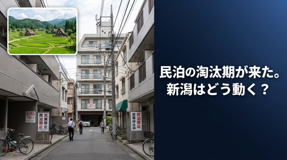 「民泊の淘汰期」が来た？新宿区の禁止方針を受けて、新潟の民泊はどう見るべきか