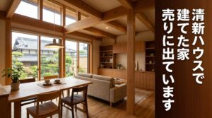 「清新ハウスで建てた家が、売りに出ています」自社施工の中古物件、正直に紹介します。