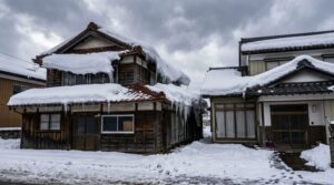 「空き家の屋根から雪が隣の家に落ちた」その瞬間から、あなたは損害賠償を請求される立場になります。