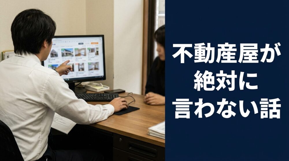 不動産屋が絶対に言わない話
