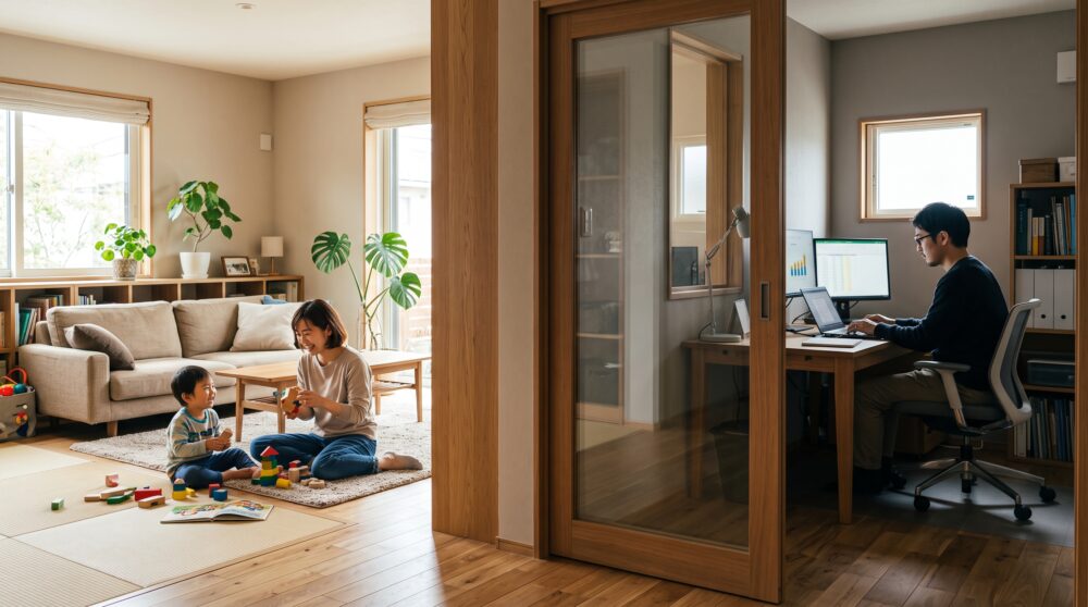 家の中の音、どこまで聞こえる？｜生活音を抑える間取りと建材の考え方