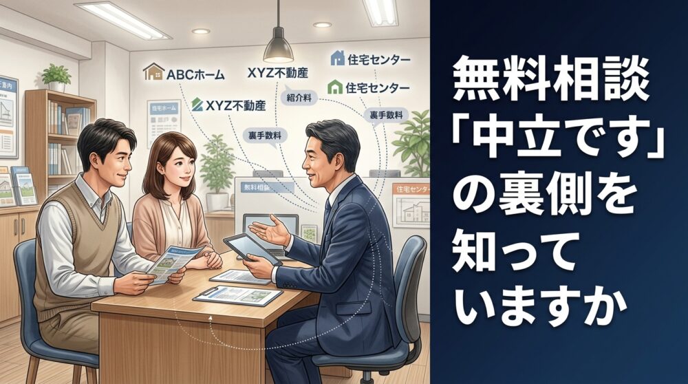 「無料相談窓口、中立です」その言葉を鵜呑みにする前に、仕組みを知って下さい。