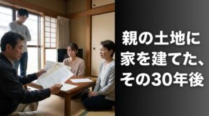 「親の土地に家を建てた」その一言が、何十年後かに家族を崩壊させることがある怖い話。