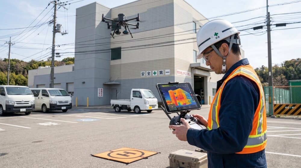 大型施設の外壁塗装、失敗しないための進め方。塗料の選び方と、塗装前のドローン外壁調査について