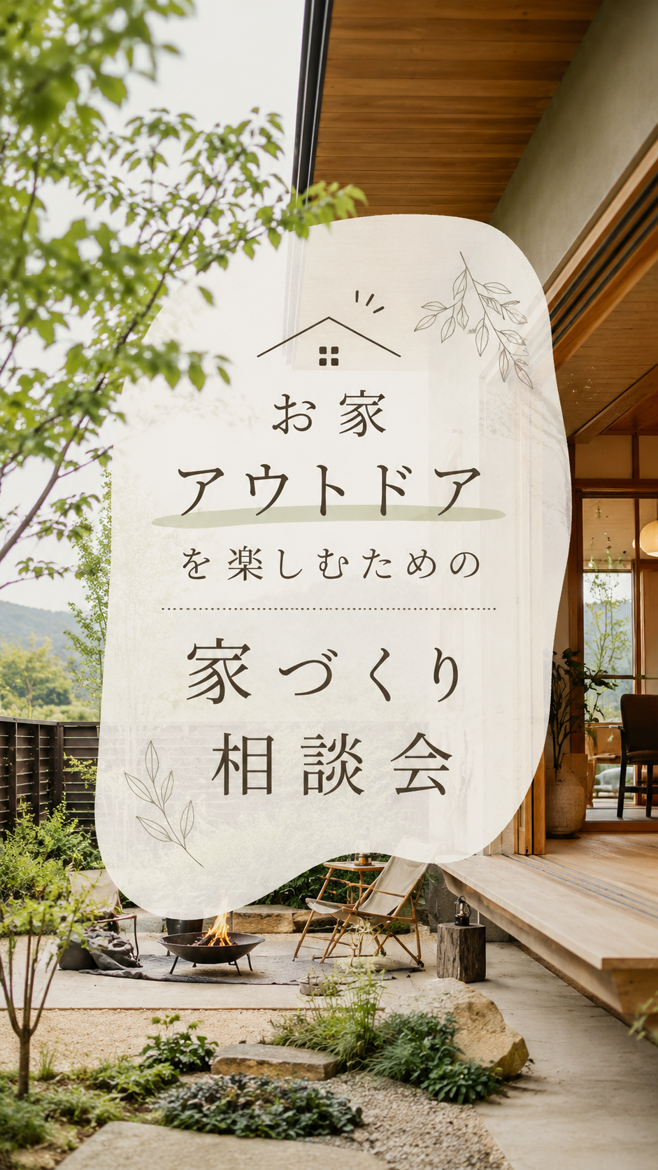 BBQやキャンプを愉しむ家づくり相談会 アイキャッチ画像