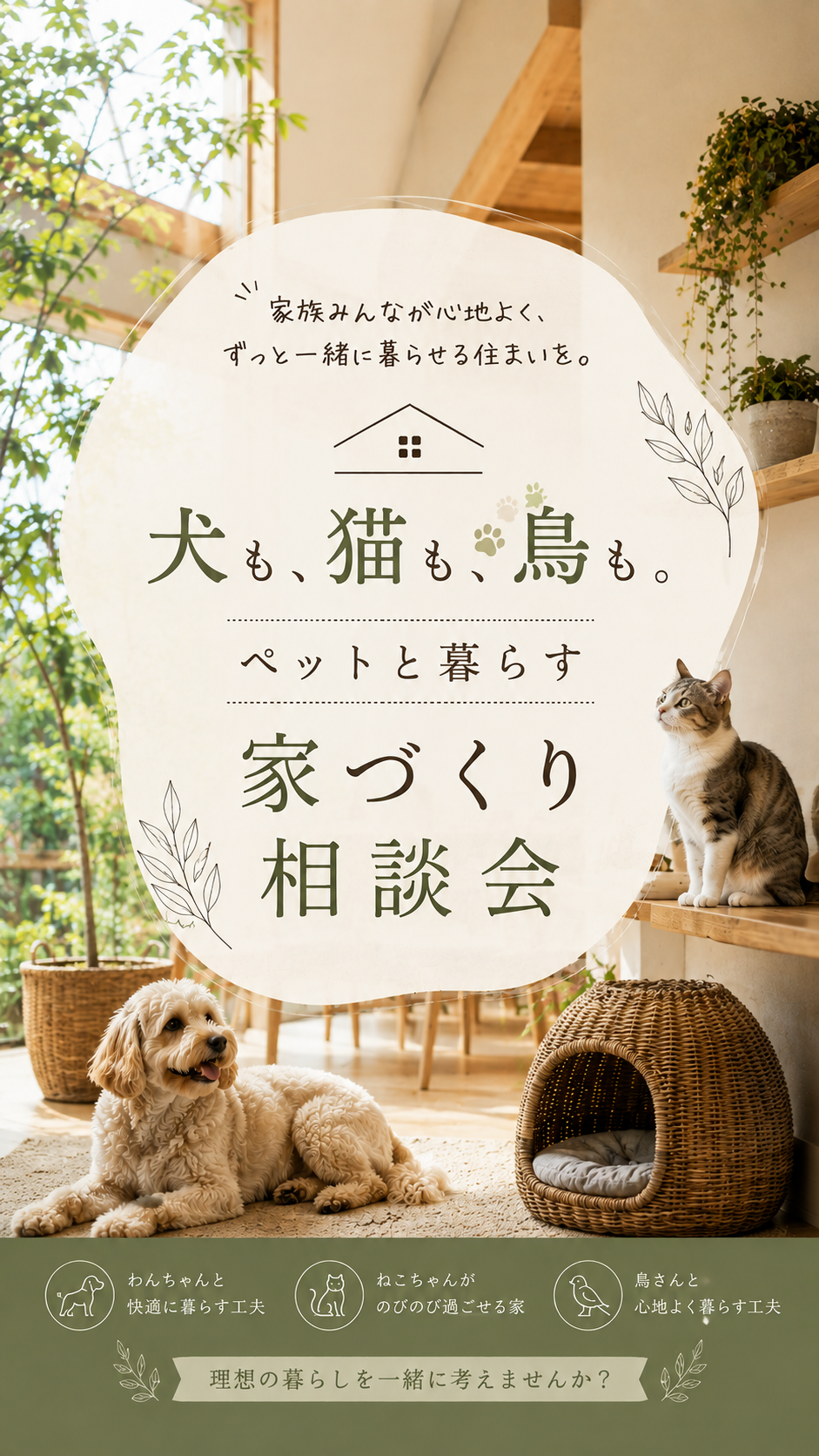 ペットと暮らす家づくり相談会 アイキャッチ画像