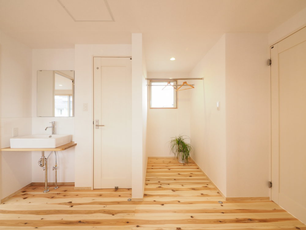 ほどよい距離間の将来同居型自然素材の家施工事例